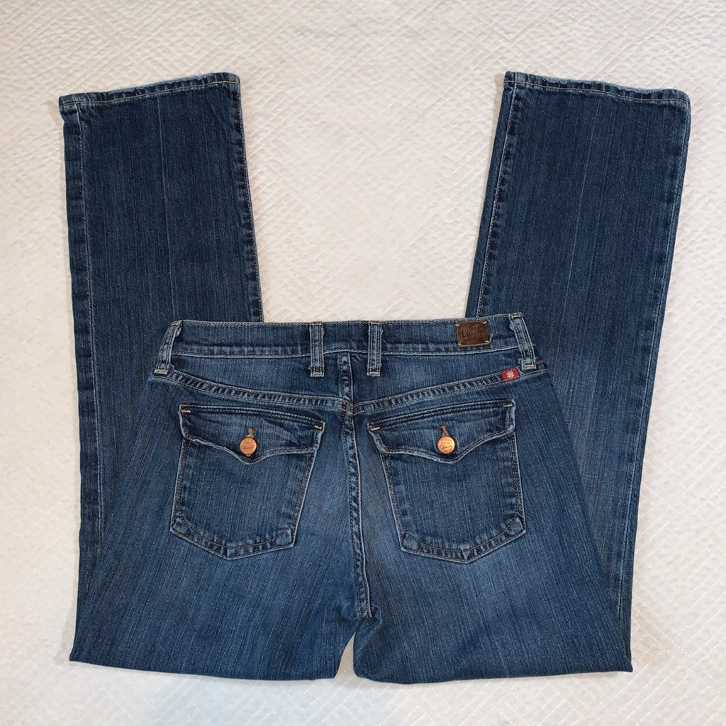 Vintage Lucky Brand By Gene Montesano Classic Rider Bootcut Jeans, Size 27